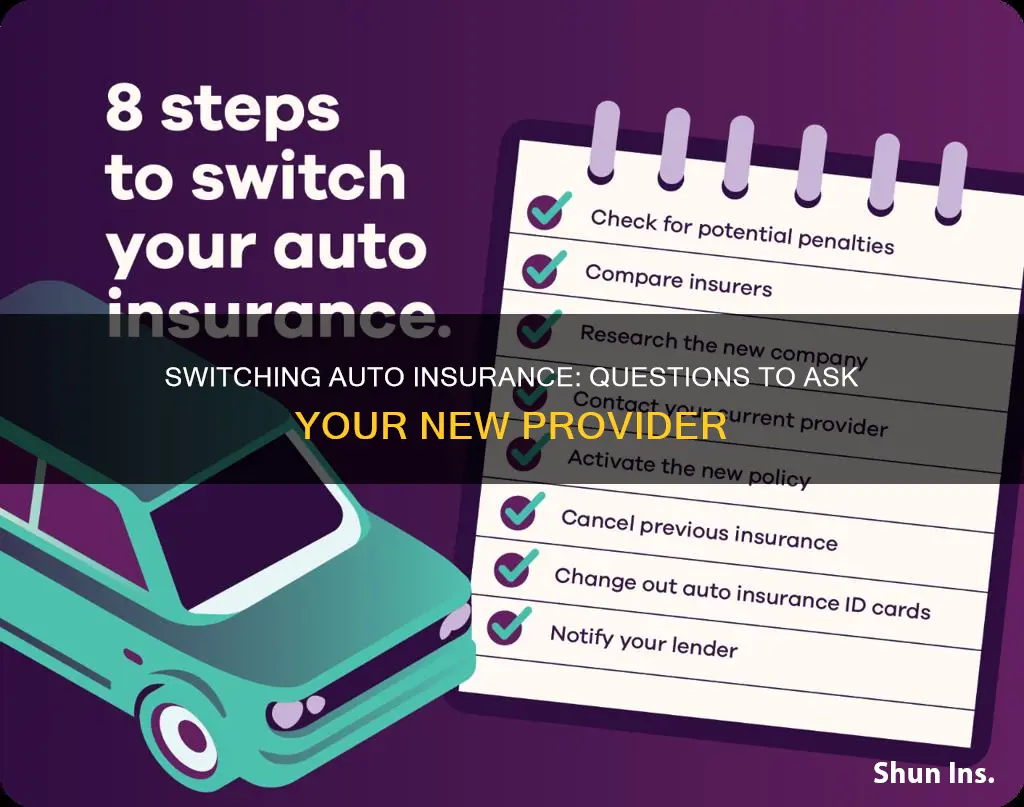 what to ask switching auto insurance