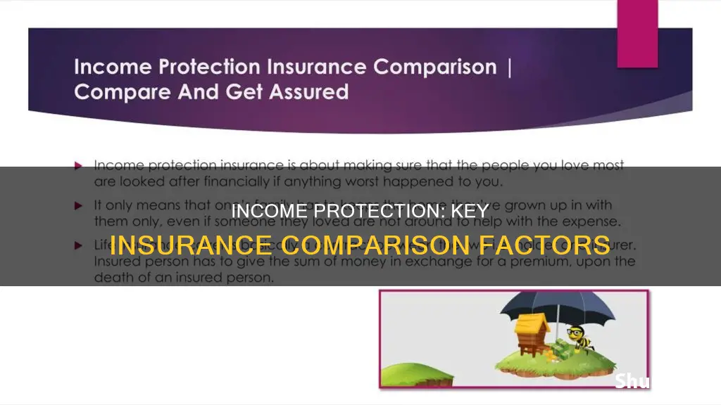 what to consider when making an income protection insurance comparison