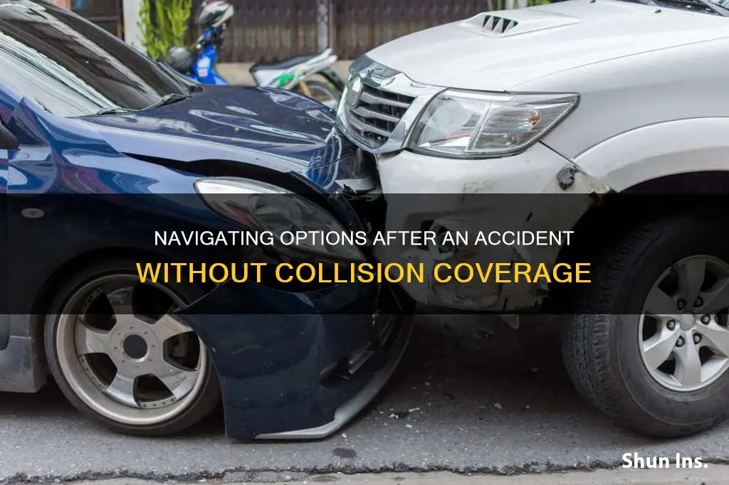 what to do accident with no collision insurance