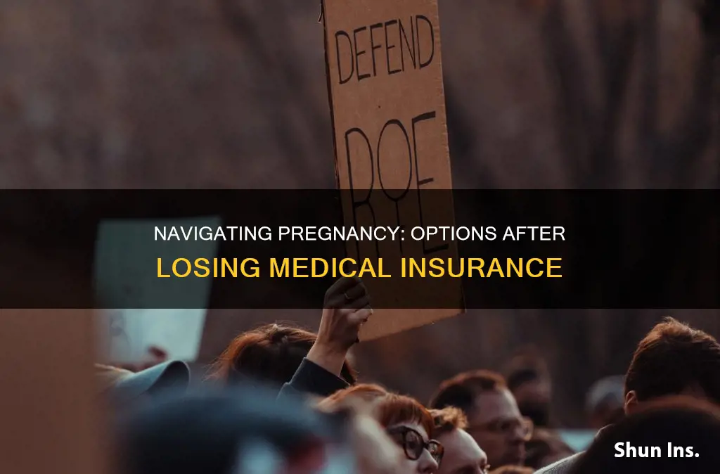 what to do if medical insurance terminated while pregnant