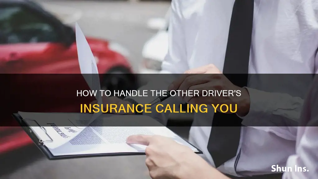 what to do when the other driver