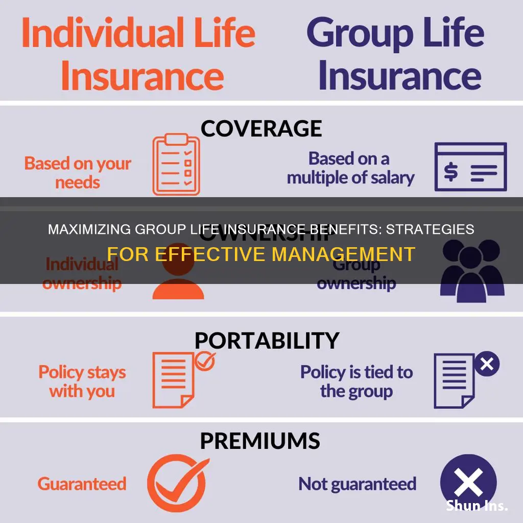 what to do with group life insurance