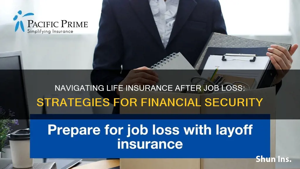 what to do with life insurance after being layed off