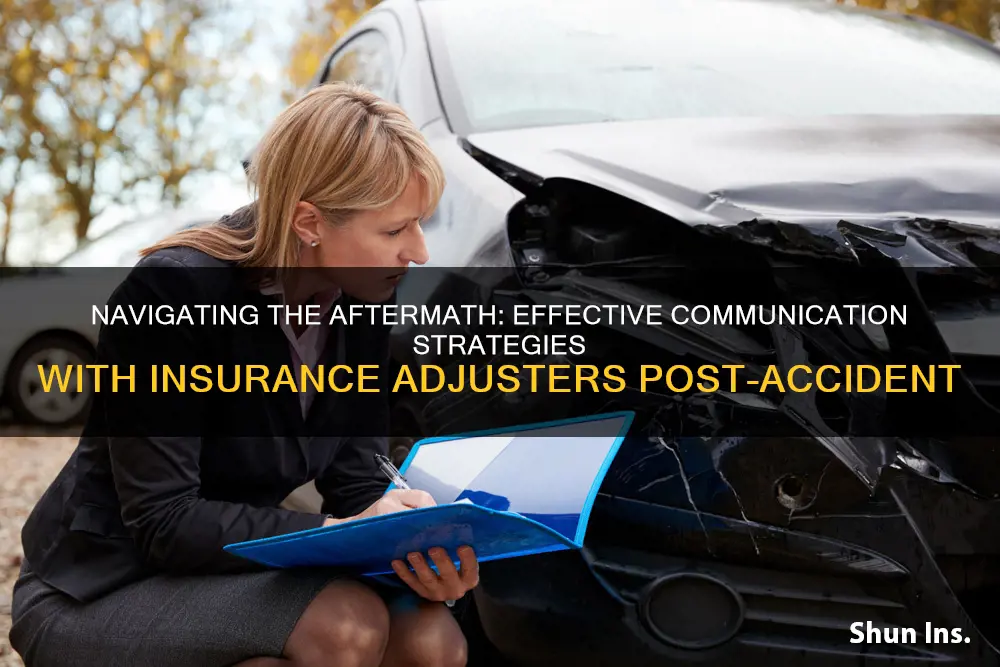 what to tell insurance adjuster after accident