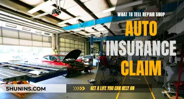 Auto Insurance Claims: What to Tell Your Repair Shop