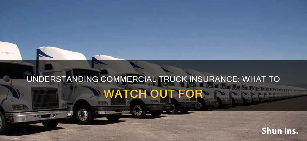 what to watch out for with commercial truck insurance
