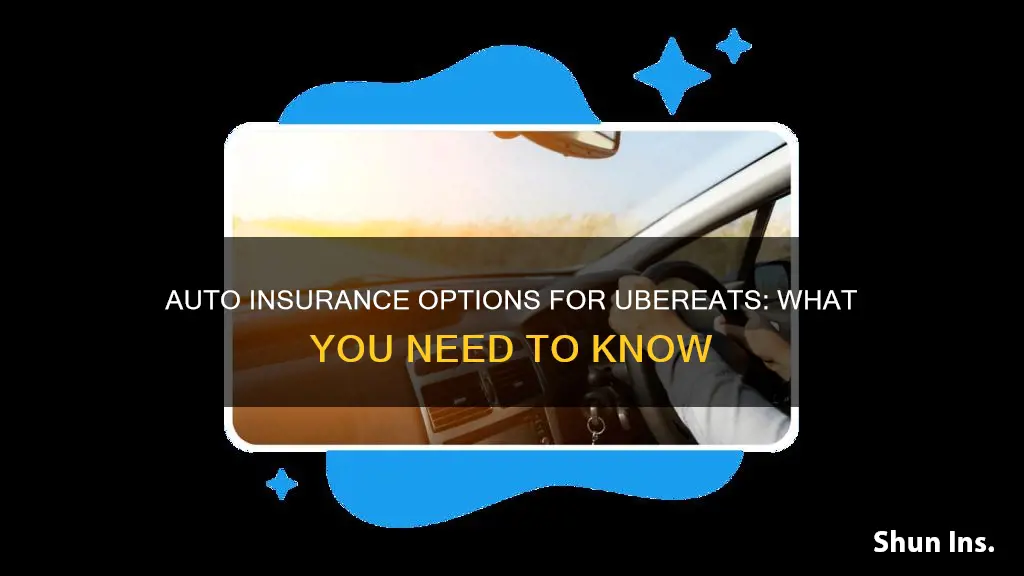 what type of auto insurance works for ubereats