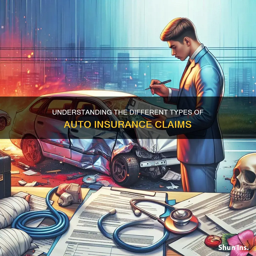 what type of claims are there under auto insurance