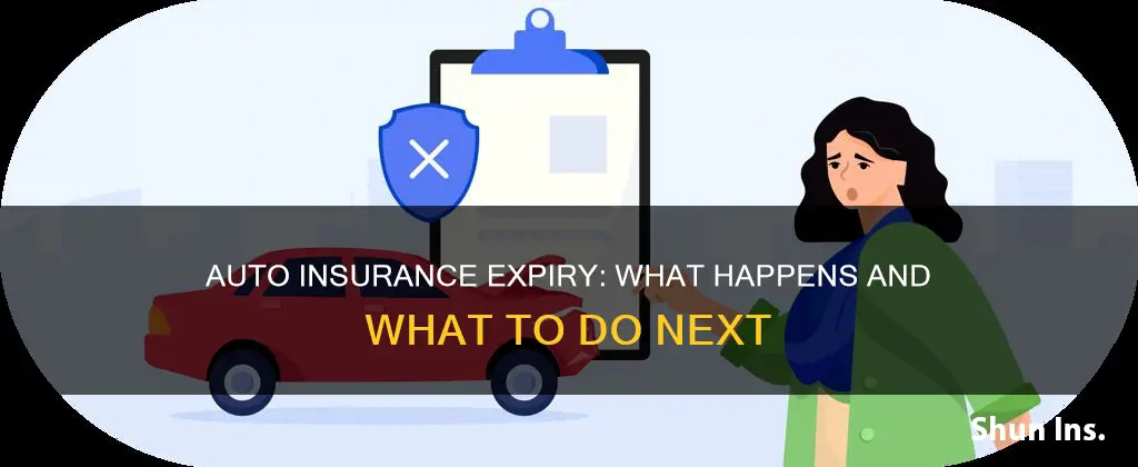 what will happen when my auto insurance expires