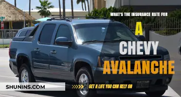 Chevy Avalanche: Insurance Rates and Factors