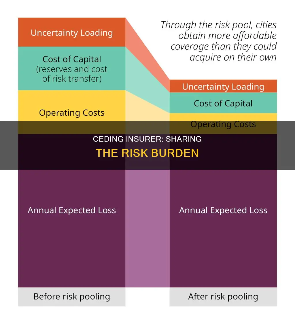 when a ceding insurer transfers a portion of its risk