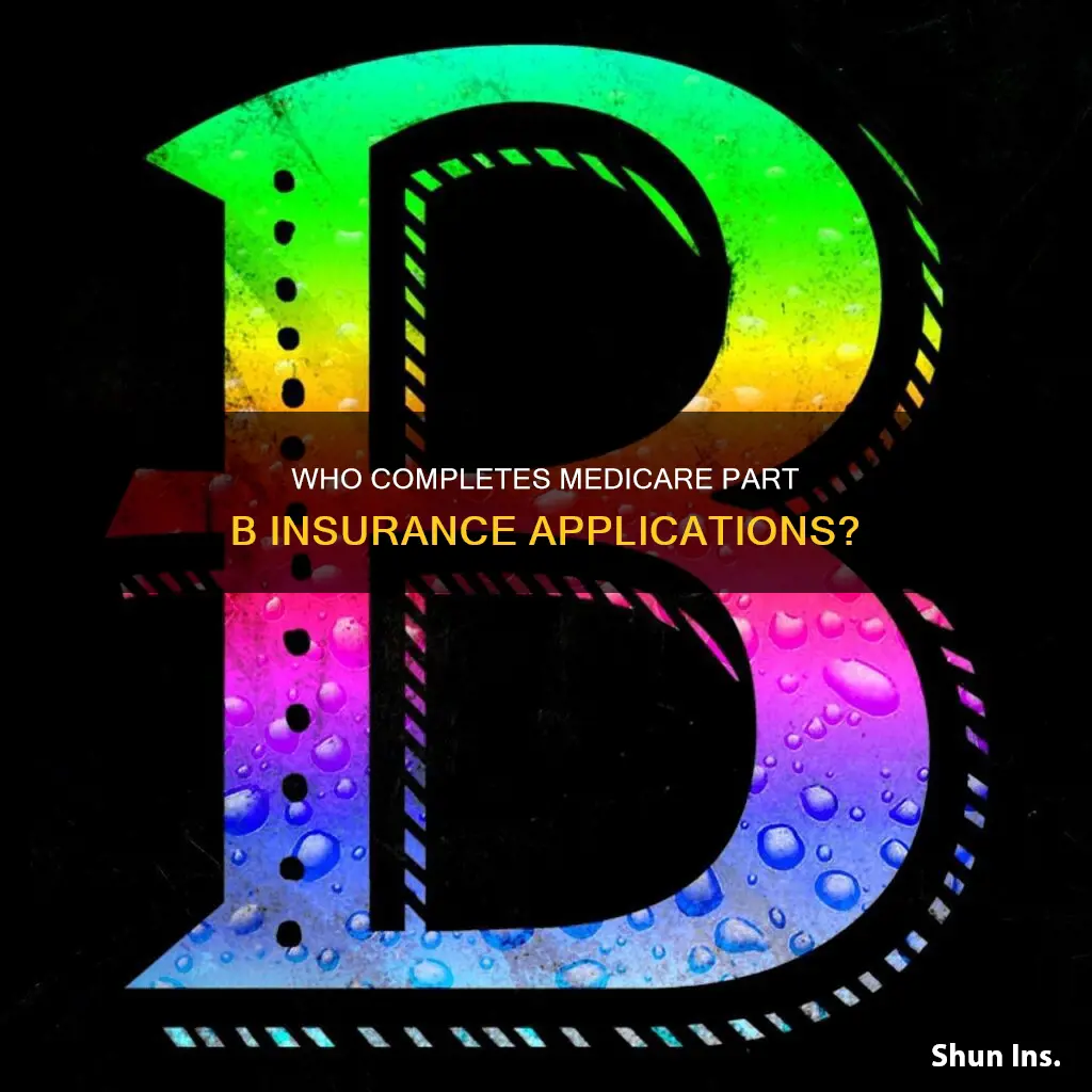 when applying medicare part b who fills out insurance