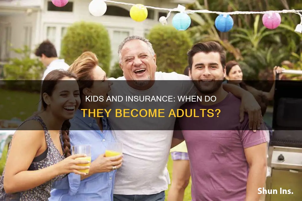 when are children considered adults for insurance