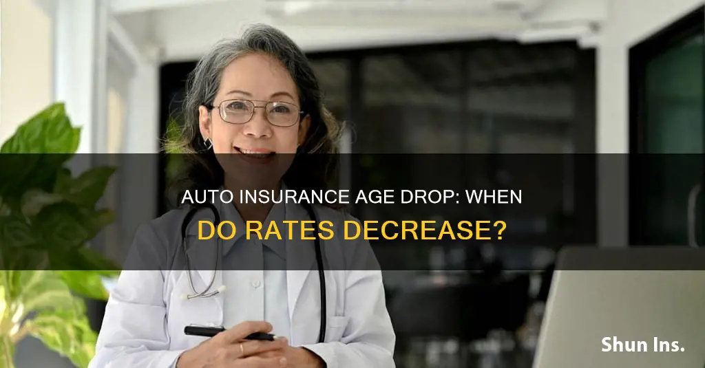 when auto insurance age drop