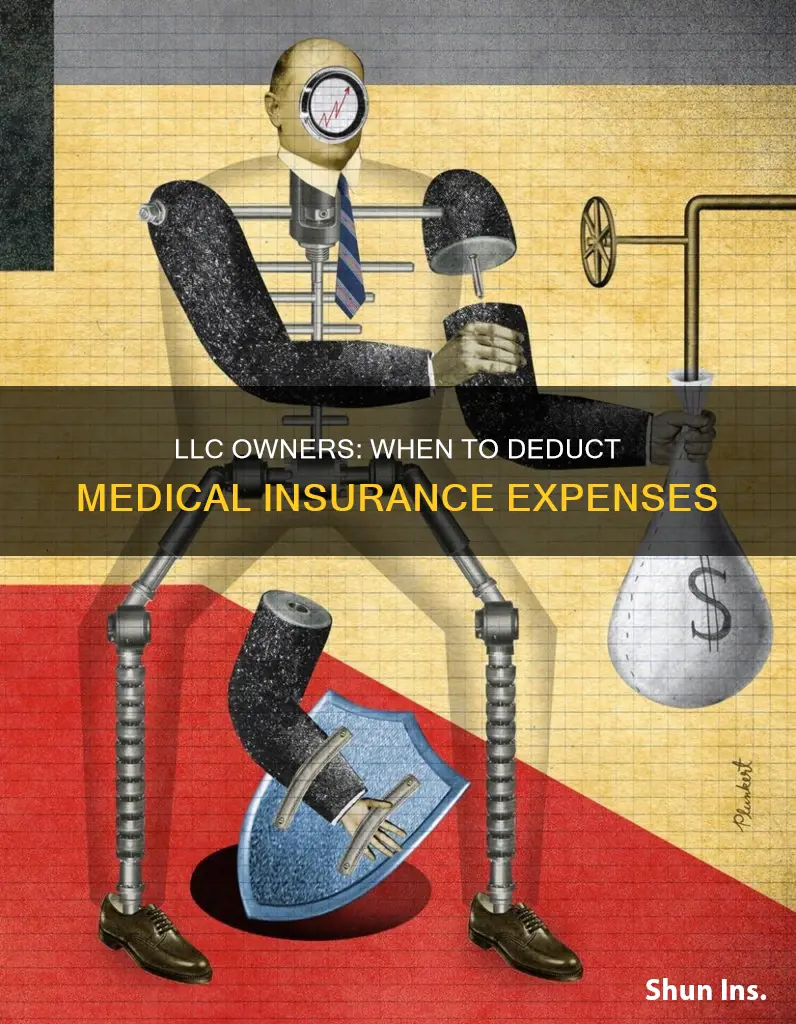 when can llc owners deduct medical insurance