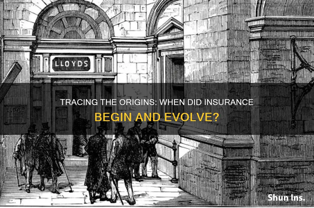 when did insurance start