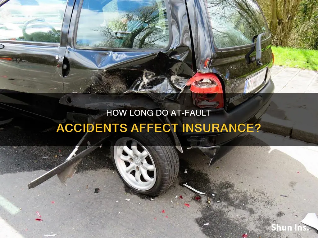 when do at fault accidents fall off insurance