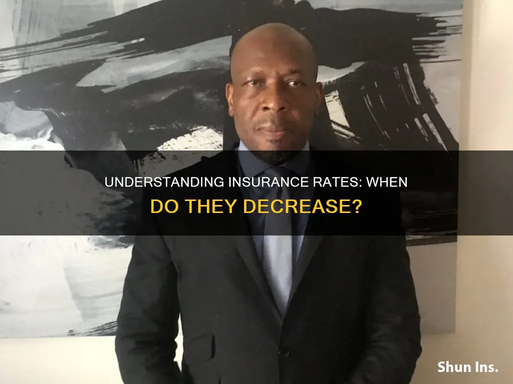 when do insurance rates go down