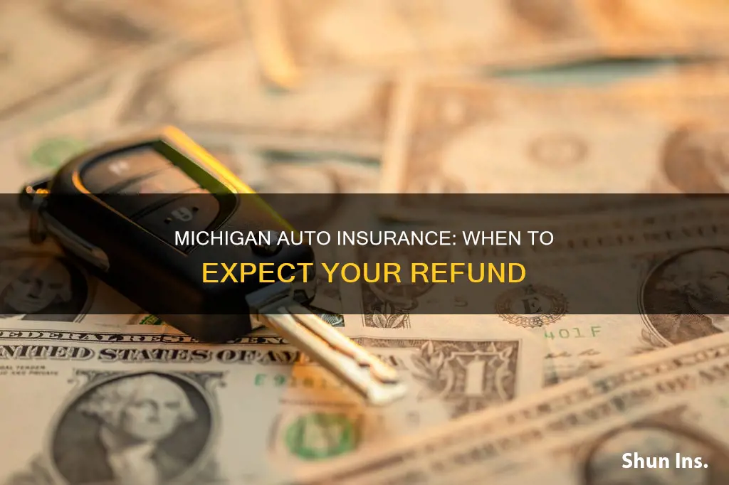 when do michigan auto insurance refunds go out