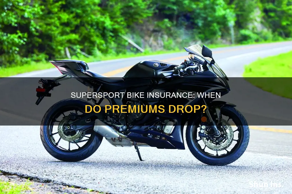 when do supersport bikes insurance go down