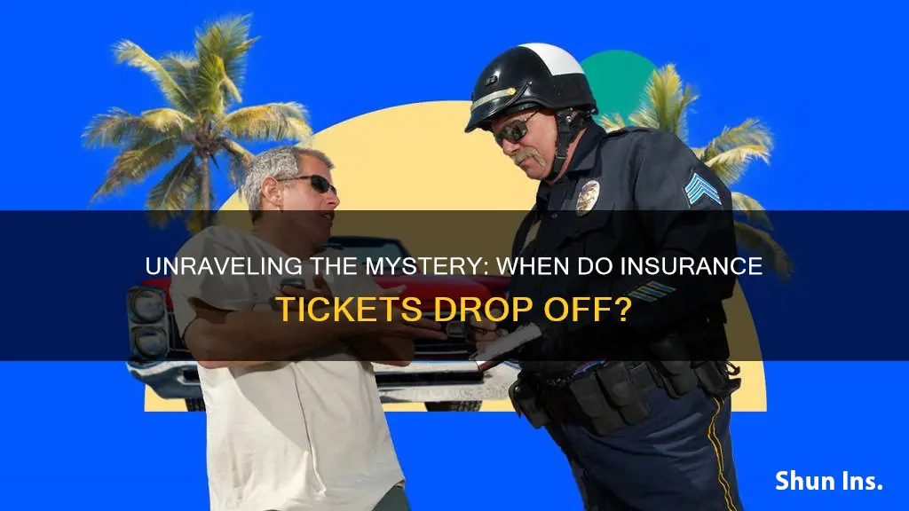 when do tickets drop off insurance