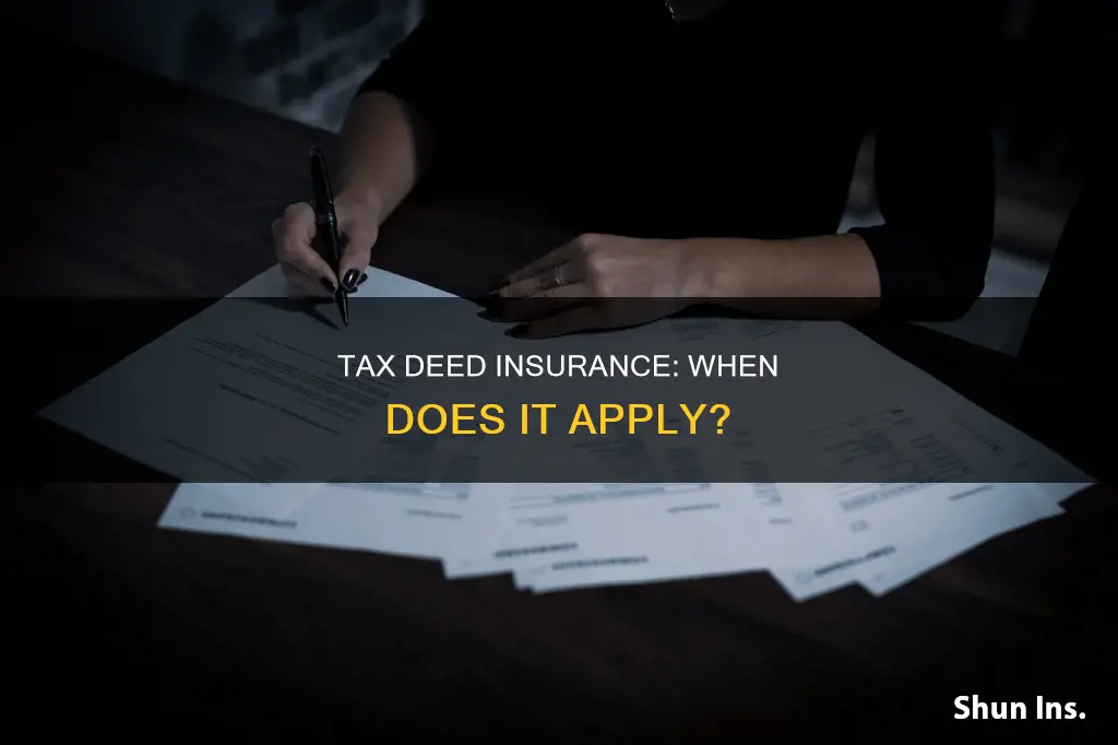 when does a tax deed becomes insurable