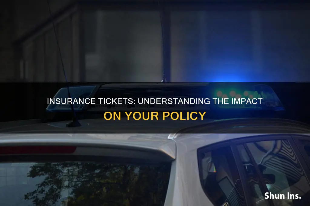 when does a ticket go on your insurance
