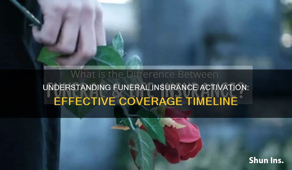 when does funeral insurance become effective