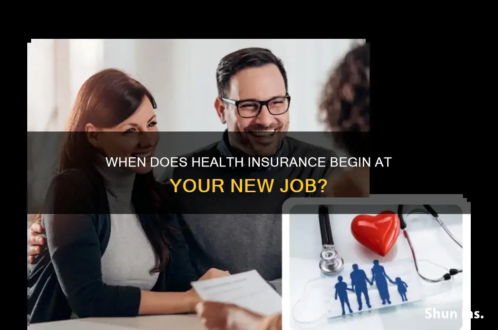 when does health insurance start at a new job