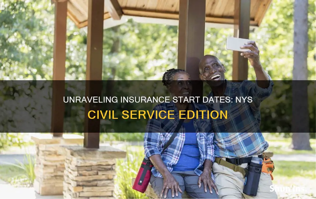 when does insurance begin nys civil service