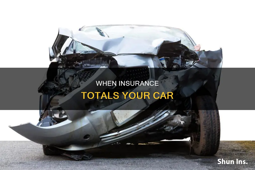 when does insurance total out a vehicle