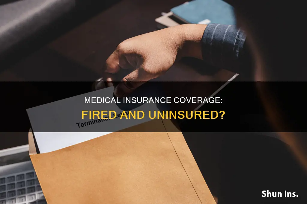 when does medical insurance stop when fired
