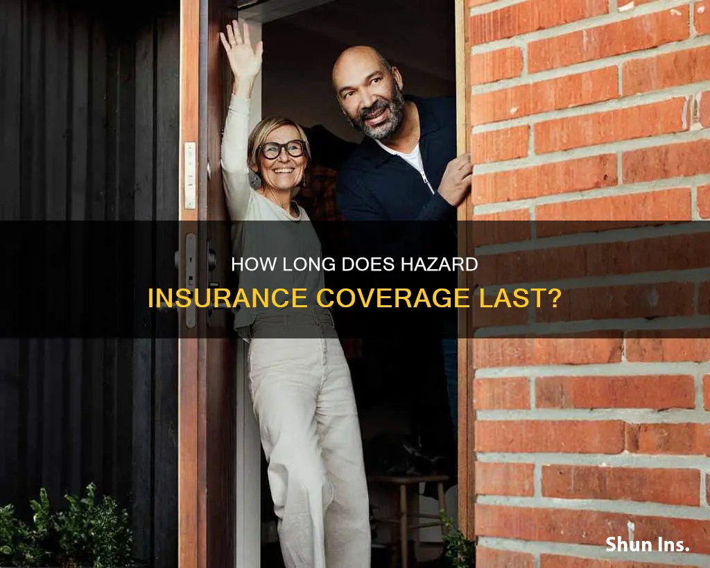 when does the hazard insurance for my loan go away