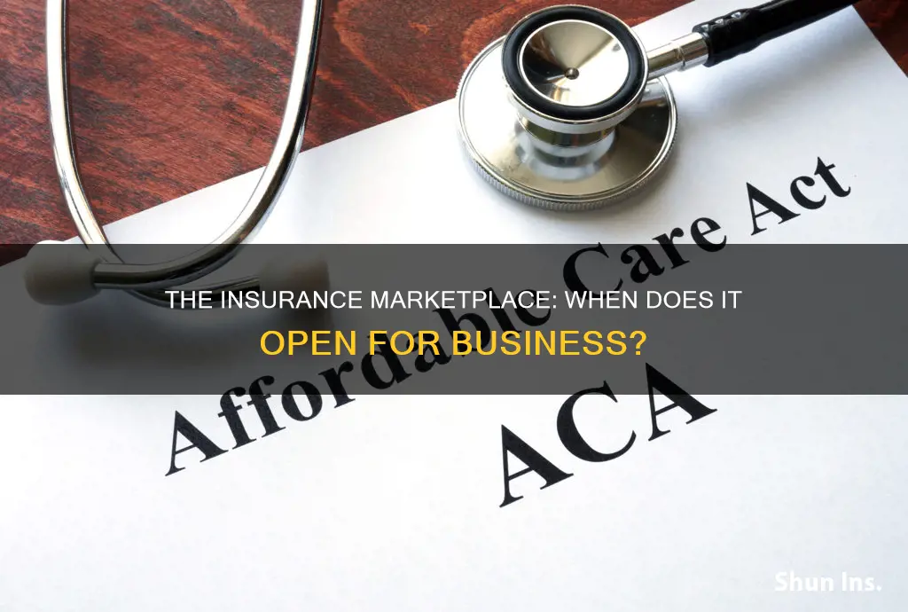 when does the insurance marketplace open