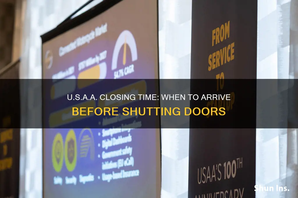 when does usaa close