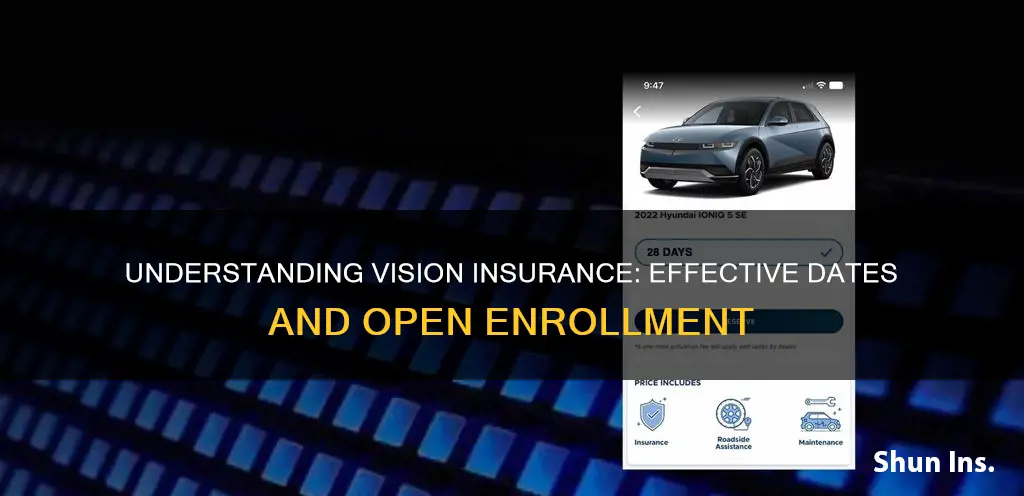 when does vision insurance kick in after open enrollment
