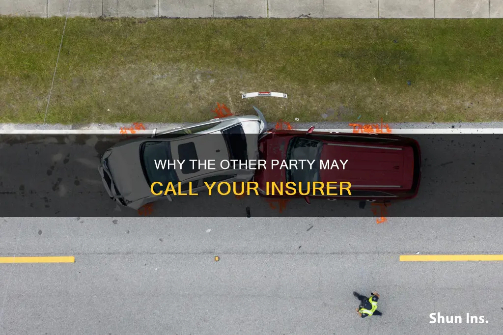 when exchange insurance info do other party call your insur2