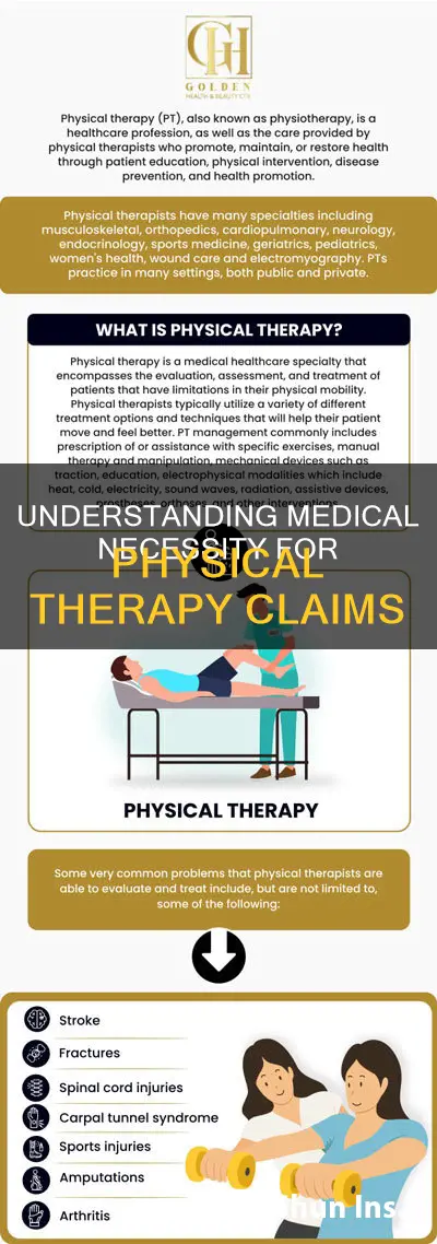 when insurance asks for medical necessity physical therapy