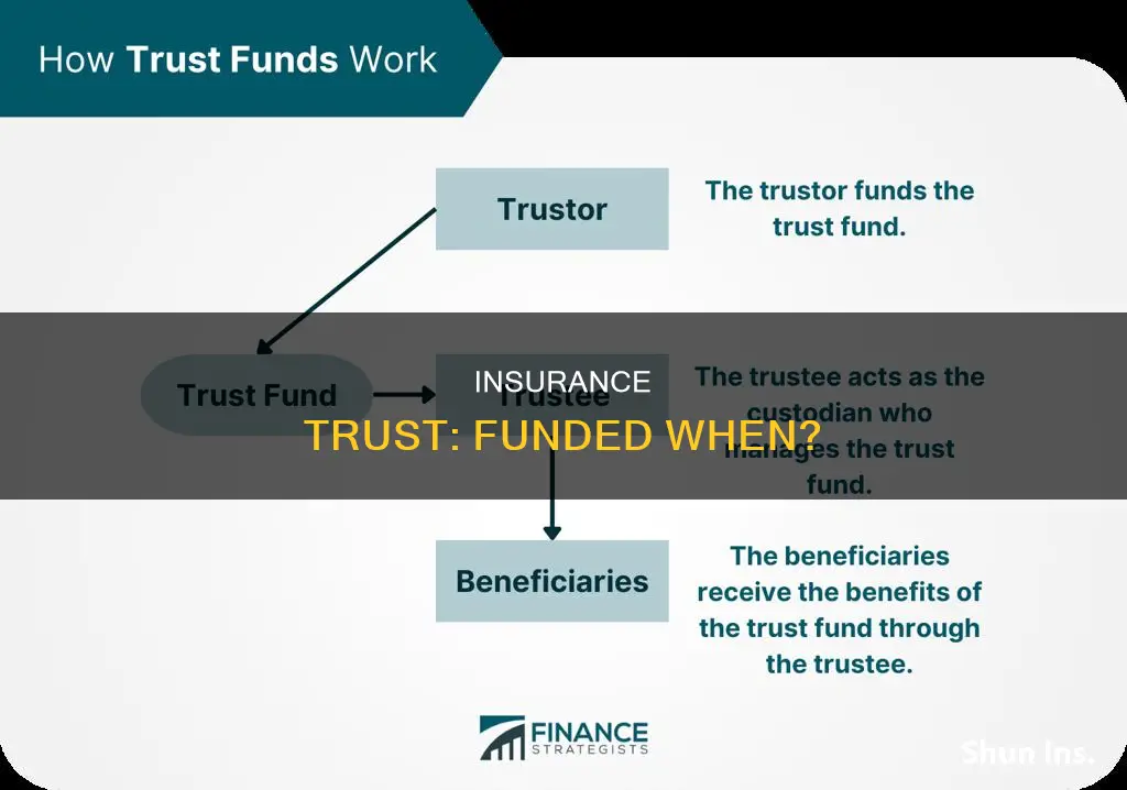 when is an insurance trust considered funded