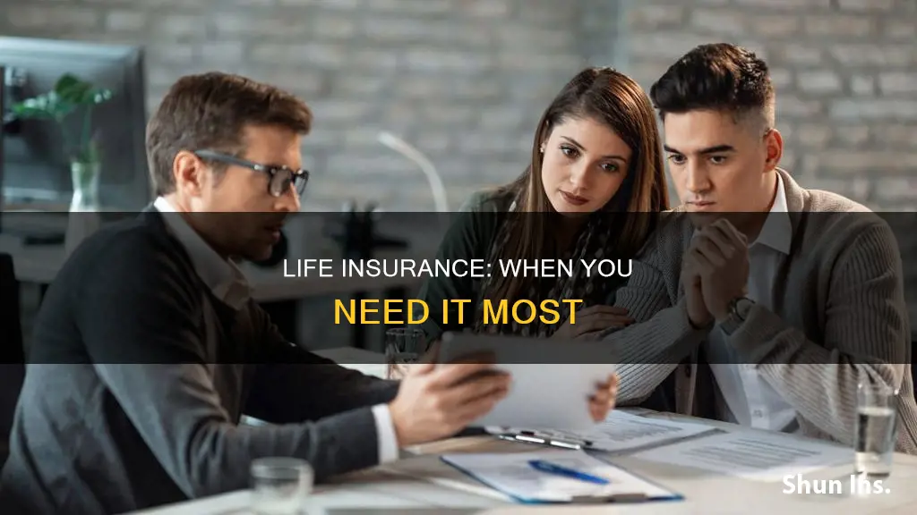 when is life insurance recommended