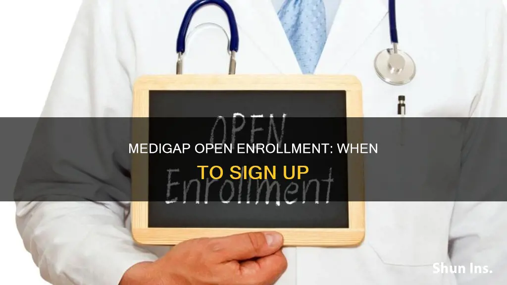 when is medigap insurance open enrollment