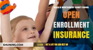 Montgomery County School Insurance: Open Enrollment Dates