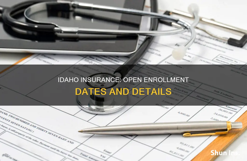 when is open enrollment for idaho insurance
