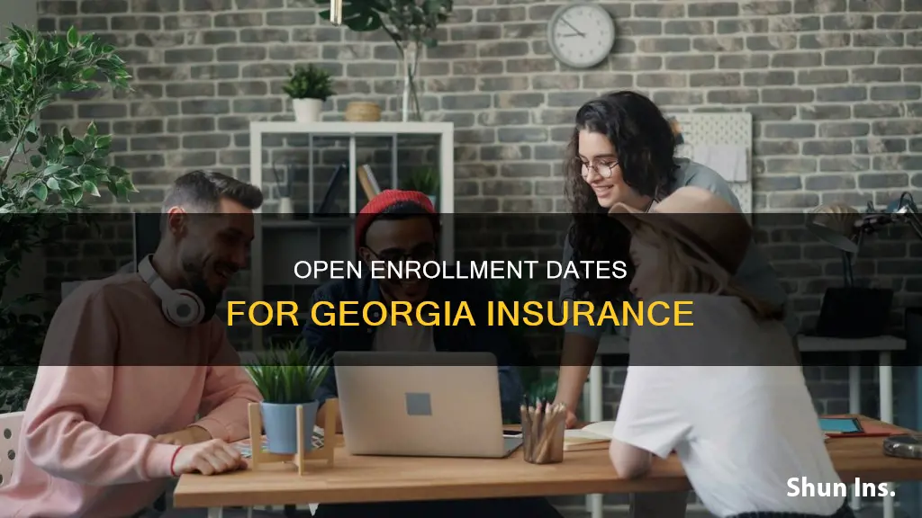 when is open enrollment for insurance in Georgia