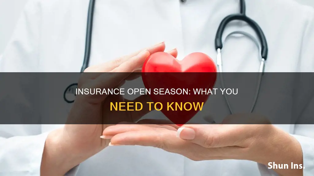 when is open season for insurance