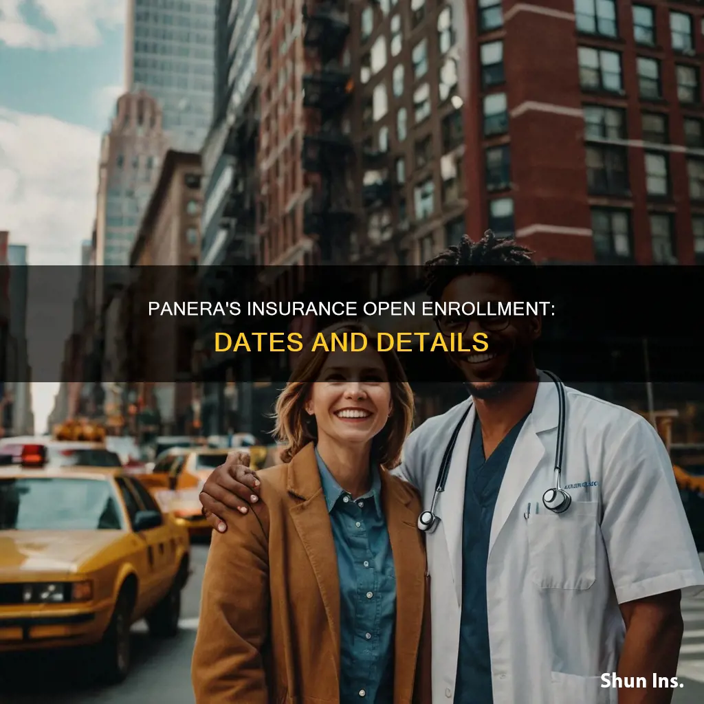when is paneras open enrolment for insurance