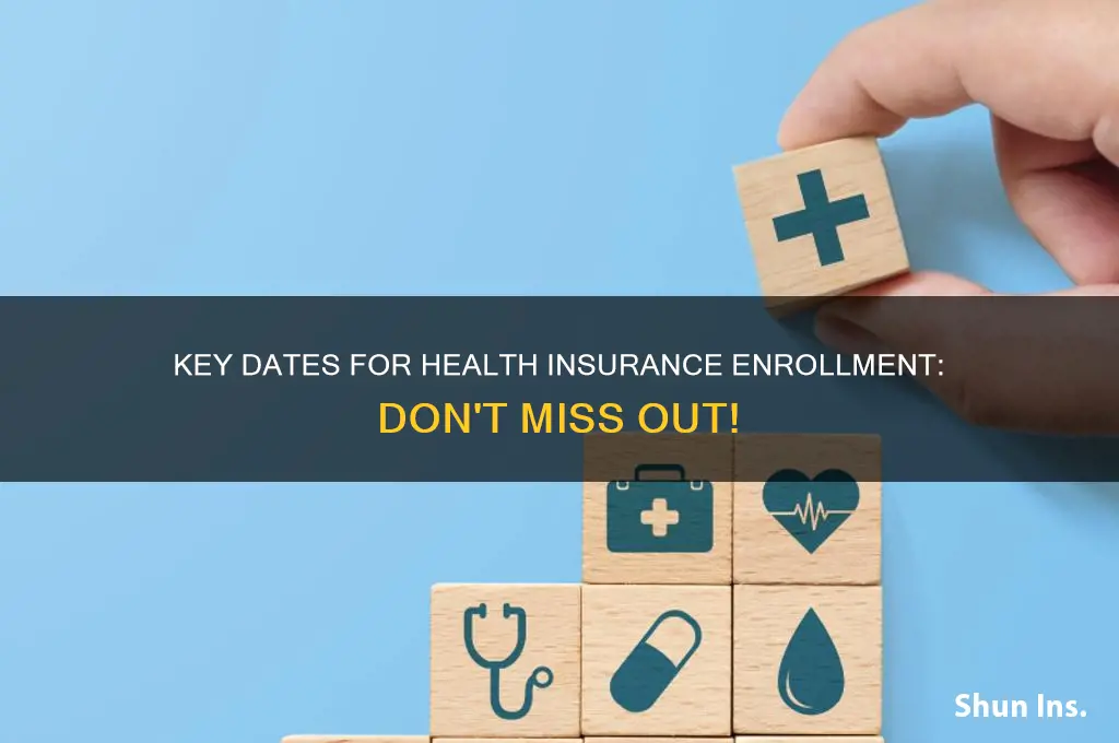when is the enrollment period for health insurance