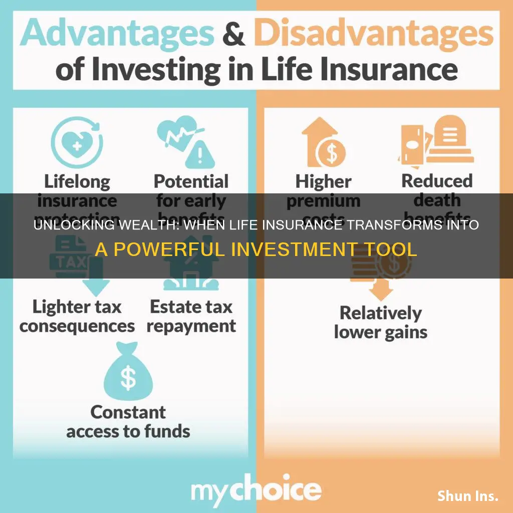 when life insurance become investment