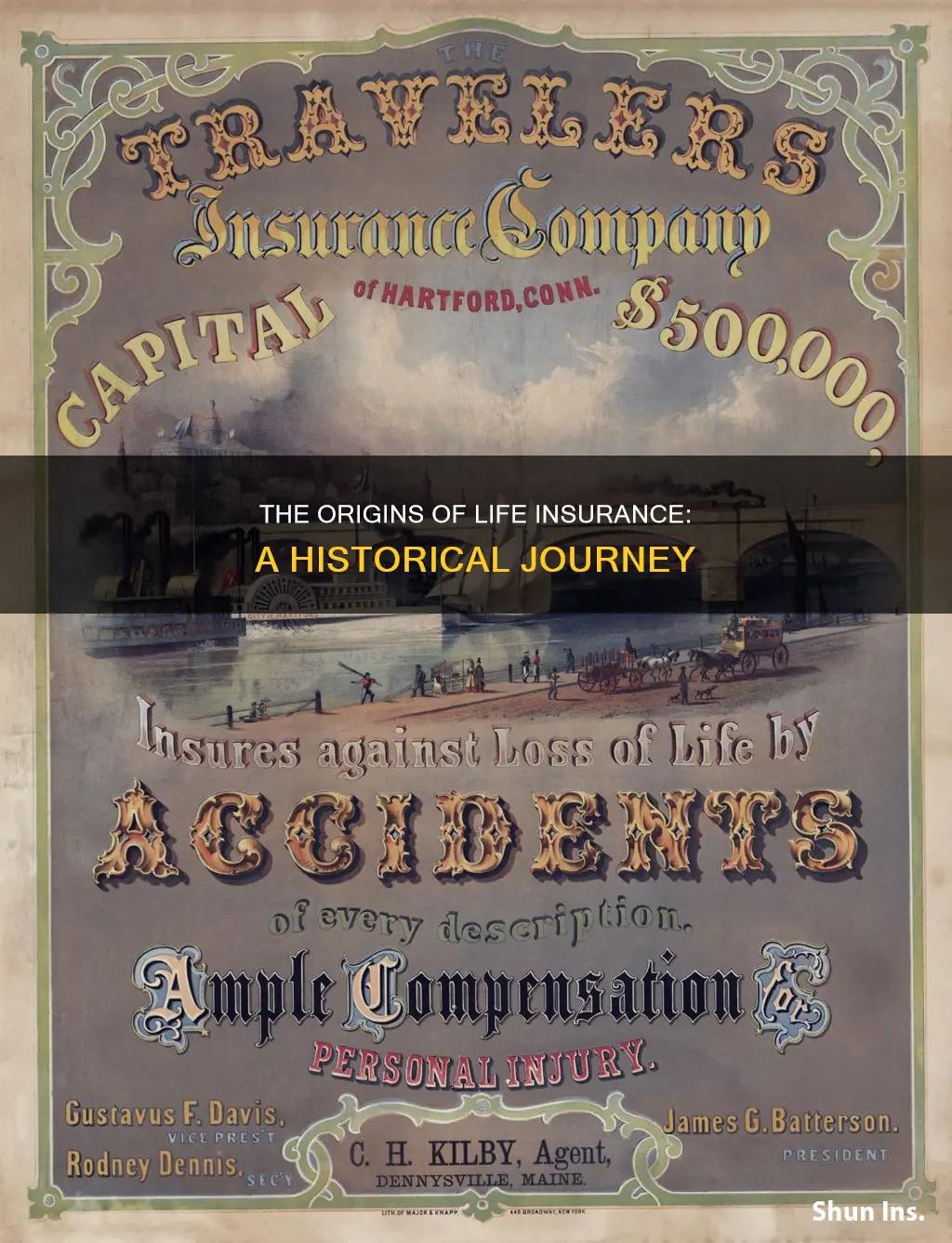 when life insurance started