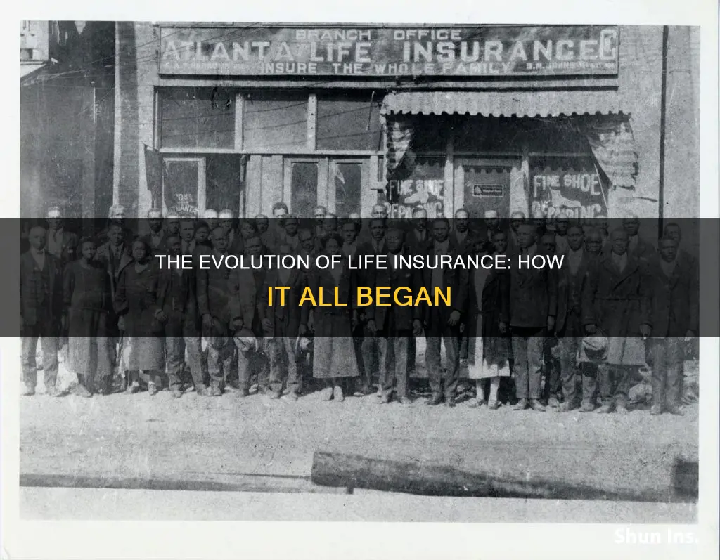 when life insurance started